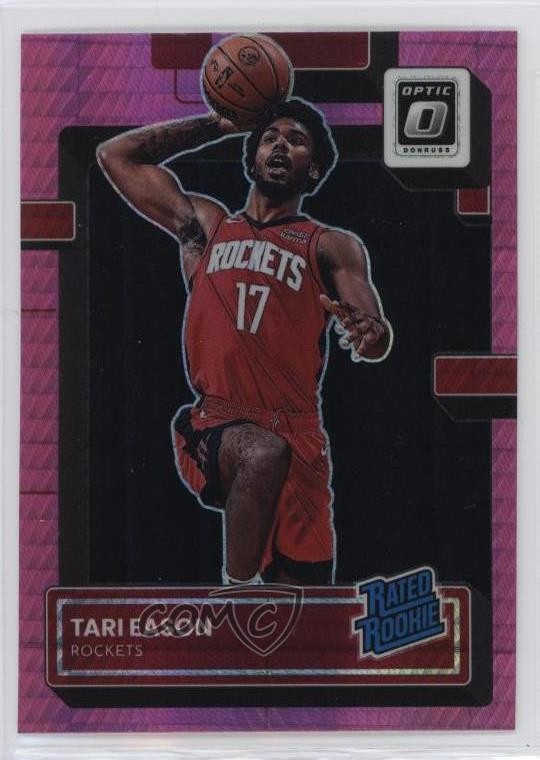 2022-23 Panini Donruss Optic Rated Rookie Hyper Pink Prizm Tari Eason #203 11dc