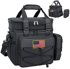 Tactical Lunch Box for Men 20L Expandable Double Insulated Cooler Bag with Molle