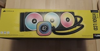 Corsair iCUE LINK H150i LCD AIO raffreddatore CPU a liquido 360mm Nero