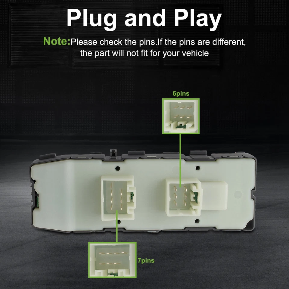 Master Power Window Door Switch For 2011-2017 Jeep Compass Patriot Driver Side - Image 3 of 4