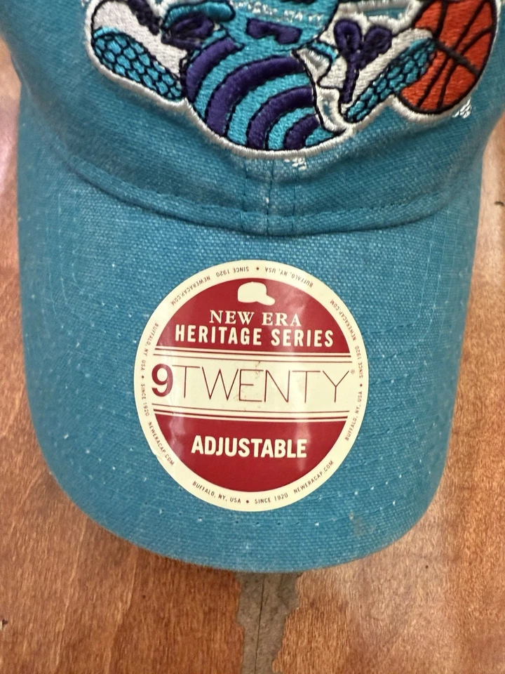 Y2K новый области Charlotte Hornets NBA баскетбольная кепка один размер регулируемый - Изображение 3 из 4