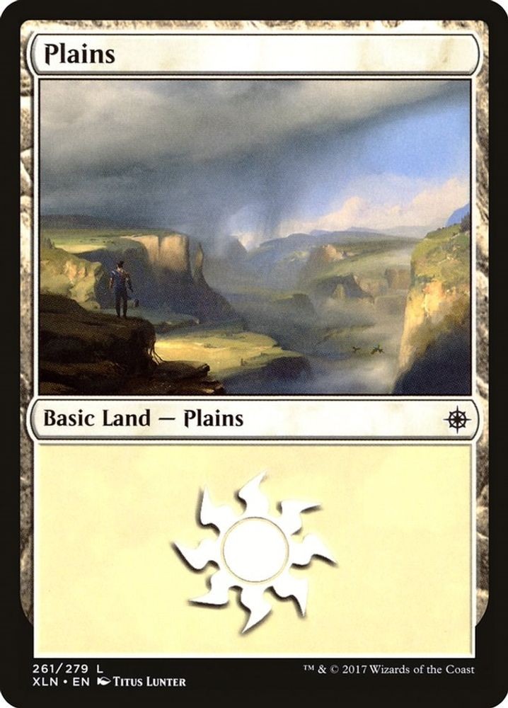 2017 Magic: The Gathering: Ixalan - Plains 261 (#261, L, Near Mint) NM