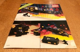 Vintage LEGO 6894 Blacktron Invader / Cruiser instruction manual only Legoland