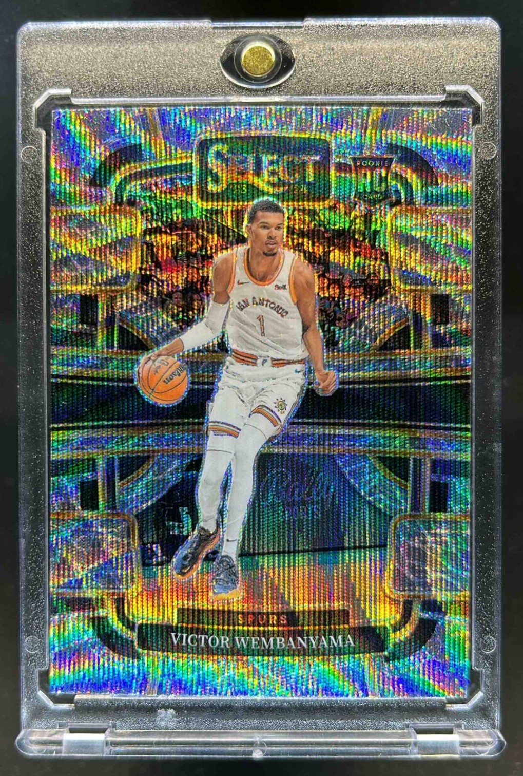 2023-24 Select Victor Wembanyama Elephant Prizm SSP RC Concourse #87 Spurs