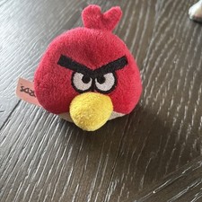 Angry Birds Plush Bag Clip Keychain RED BIRD 3" - Free Shipping