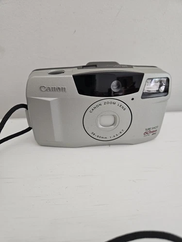 Canon Sure Shot 60 Zoom Date 35mm AF Point & Shoot Film Camera - WORKING