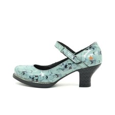 Art Damen 933 Pumps bunt Leder Klettverschluss, Muster, Komfort Mary Jane EU 39