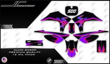 Razor SX500 graphics kit decals THICK AND HIGH GLOSS