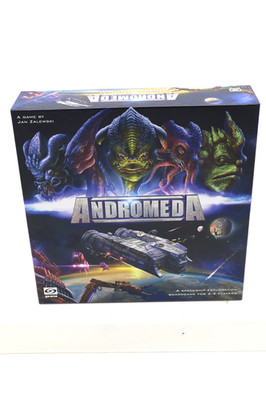 Andromeda Board Game Galakta 2015 COMPLETE Unpunched Sci-Fi Strategy 2 4 Players