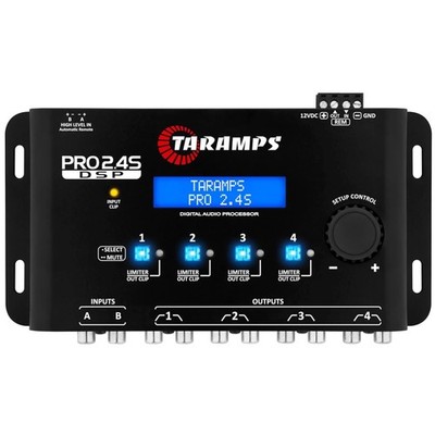 Pro 2.4S DSP Crossover: 2-Channel In, 4-Channel Out