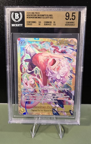 Monkey.D.Luffy graded BGS 9.5 for sale on eBay