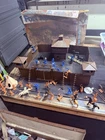 Vintage 1978 Marx 54mm Fort Apache playset 4202 plastic fort & toy soldiers box