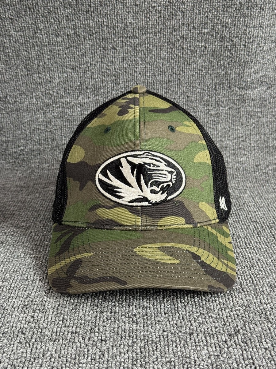 '47 Brand Missouri Tigers Trucker Snapback Camo Black One Size Hat