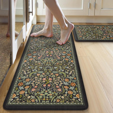 Kitchen Mats for Floor, Kitchen Rugs Sets of 2 Non Slip Washable