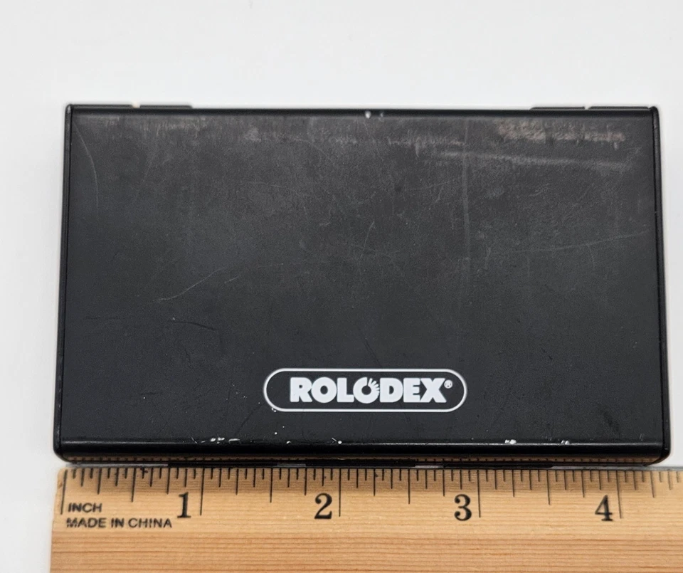 Vintage Rolodex Electronic Rotary Business Card File Organizer 1992 - Image 2 of 4