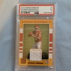 2017 Panini Donruss Patrick Mahomes II Rookie Threads Red #7 PSA 5 Chiefs