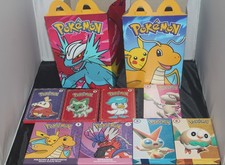 Pokemon McDonald s Battle Boxes Lot of 8 2 Happy Meal Boxes - No Cards