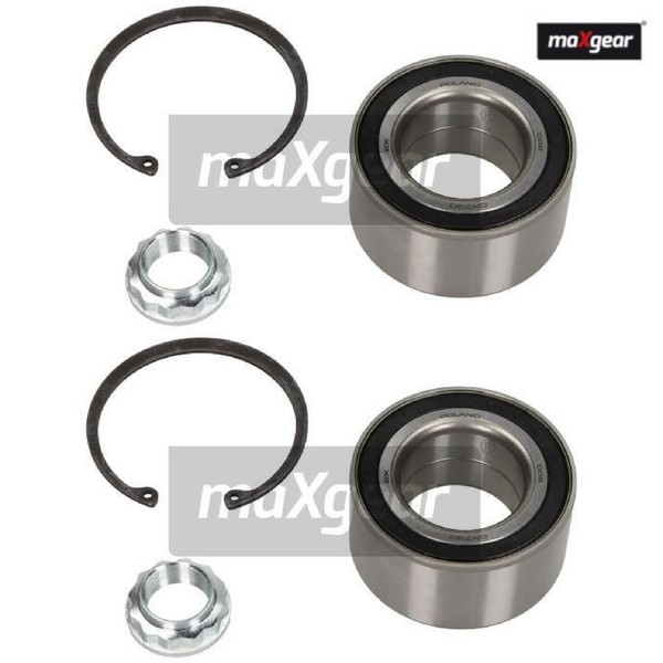 2X Radlagersatz Maxgear 33-0558 2 Radlager Satz Links Rechts Vorderachse-image
