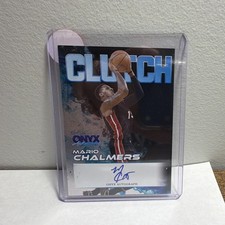Onyx Authenticated 2025 Clutch Mario Chalmers Autograph /500 C174 Miami