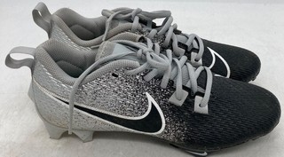 Nike Vapor Edge Shark 2 Football Cleats US 7 Black & Silver DA5455 003