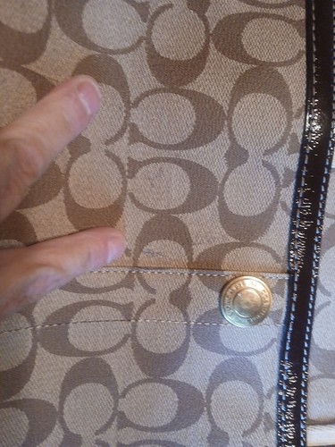 Coach Heritage Stripe Leather Tote Close To LN Look - Picture 16 of 16