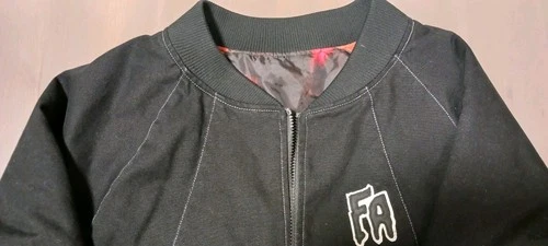 FA F*CKING AWESOME NEW WITH TAGS REVERSIBLE BOMBER-BLACK MEDIUM image 7