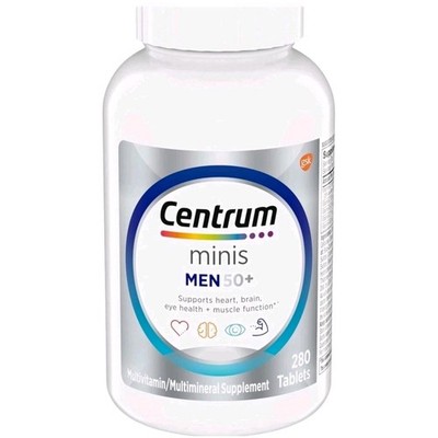 Centrum Minis Men s 50+   Multivitamin with D3, B Vitamins & Zinc (280 Ct) 7/26