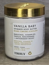Truly Beauty Vanilla Baby Shimmer Body Butter 6.7 oz RV $36 SEALED BNWOB