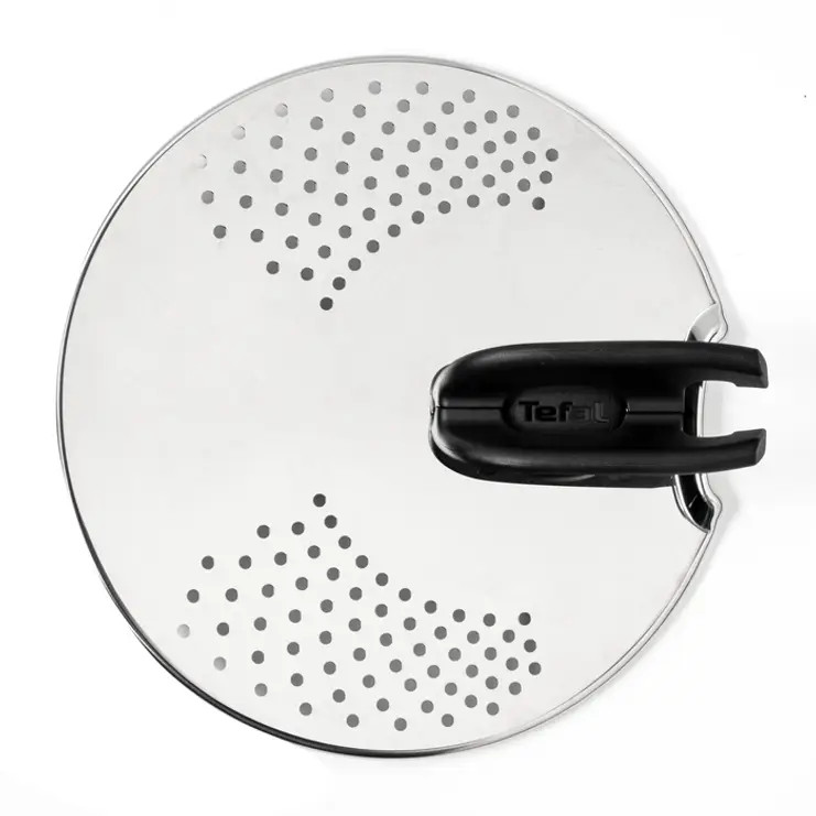 Couvercle égouttoir Tefal Ingenio en inox, l'allié des petites cuisines urbaines