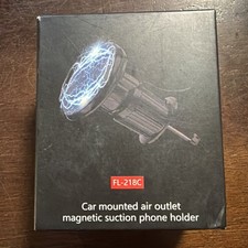 Car Mounting, Air Outlet Magnetic Section Phone Holder That Clips Into Vent