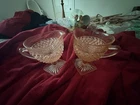 Vintage Anchor Hocking Miss America Pink Depression Glass TWO CREAMERS