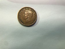 1945 Canada 1 Cent Georgivs VI D:G:REX ET IND:IMP: