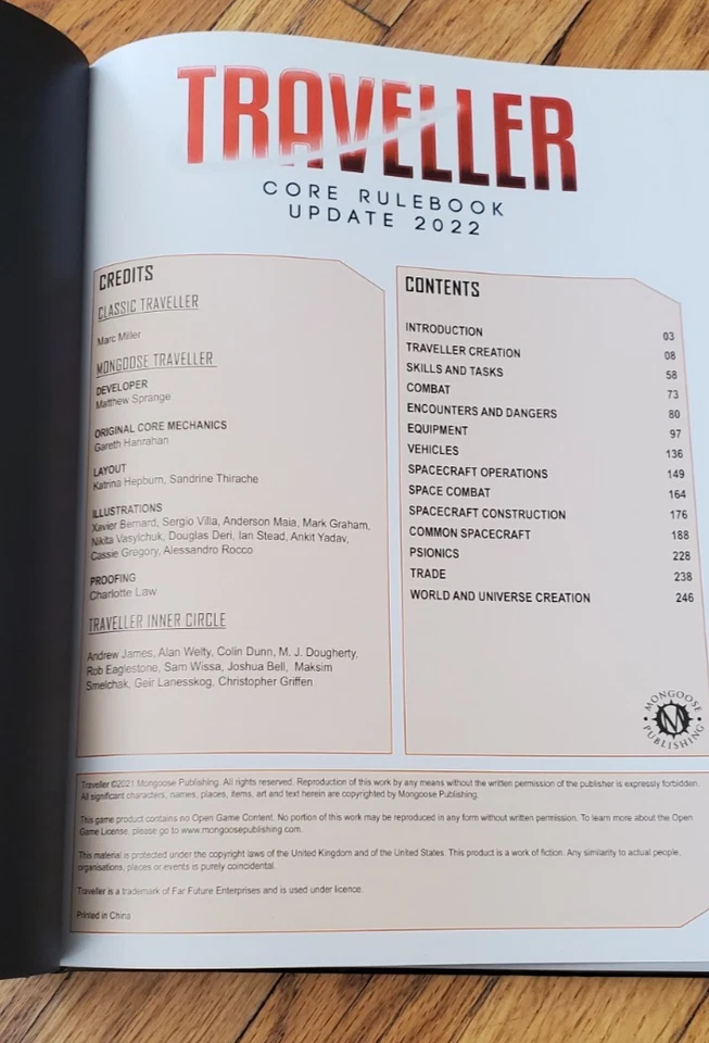 Mongoose Traveller RPG - Core Rulebook Update 2022 New - Image 2 of 4