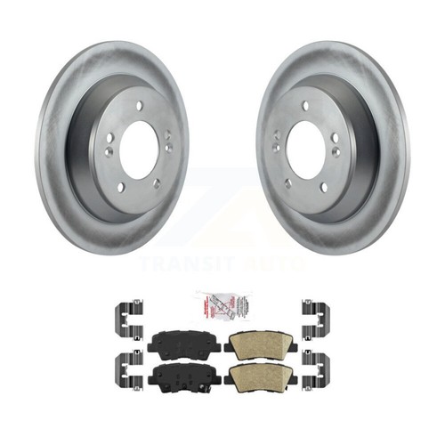 Transit Auto KGA-103949 Brake Disc and Pad Kit Rear for Kia Rondo 2014-2017 - Picture 1 of 12