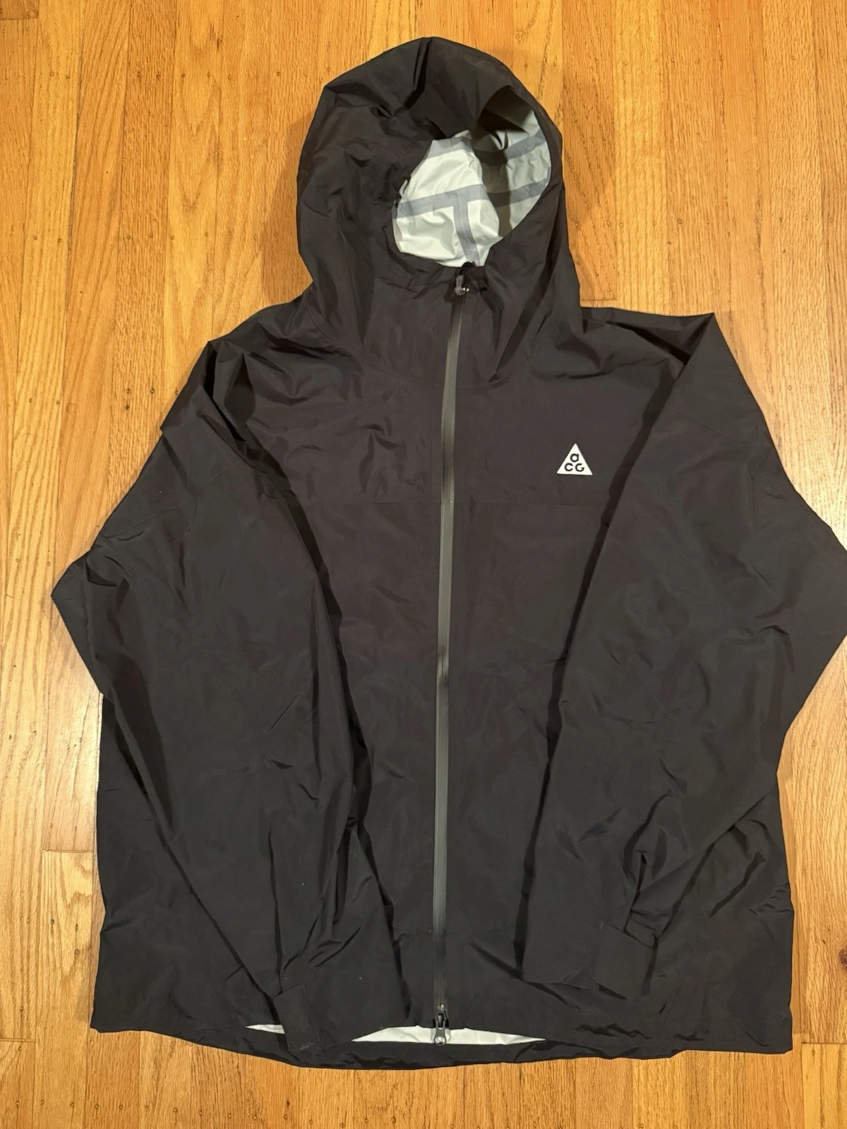 Nike ACG Morpho Storm Fit Black Rain Jacket Size X-Large HJ2687-010