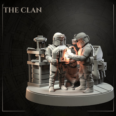 Star Wars Legion Miniatures - Mythari Mandos - THE CLAN - Mandalorian