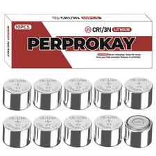10Pcs CR1/3N DL1/3N K58L 2L76 CR11108 3V Lithium Batteries for Dog Collar