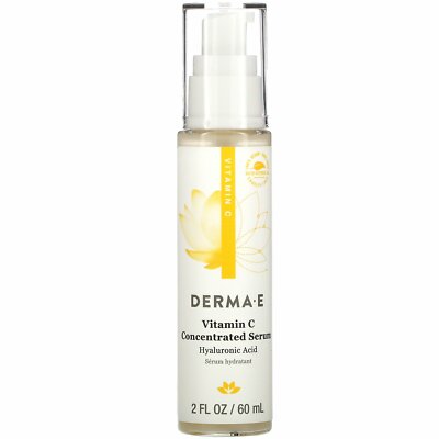 Derma E, Vitamin C konzentriertes Serum, Hyaluronsäure, 2 fl oz (60 ml)