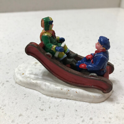 Vintage RETIRED Lemax Figures #42891  ~ UP AND DOWN
