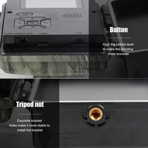 1080P Trail Camera Night Vision Motion Detection Trap Camera Deer Game Trail - Picture 5 of 22