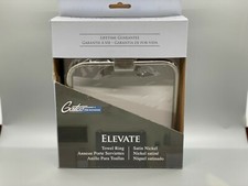  BRAND NEW Gatco Elevate Satin Nickel Towel Ring 4072