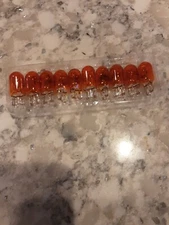 10x 194 Amber Bright T10 Car Mini Lamp 5050 Light bulbs W3.8W 158 192 168 194