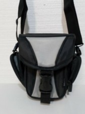 EXTREME Gear Padded Digital Camera Bag Lens case black gray canvas pockets
