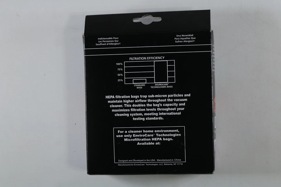 EnviroCare Technologies 6 Hepa Vacuum Bags Riccar And Simplicity NEW - Image 2 of 3