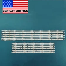 12Pcs LED Backlight Strips For Samsung UA55J5088 UE55H5500 UE55H6200 2014SVS55