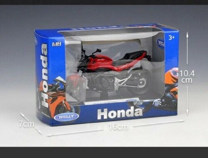 Welly 1:18 2018 HONDA NC750S Motorcycle Bike Model Toy New In Box - Image 2 of 4