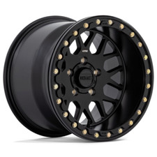 Kmc Grenade Ks235 Beadlock Black 5 Lug Utv / Atv Rims: 15x6 5x4.5 38mm