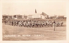 RPPC San Antonio Aviation Cadet Military USAF Air Force Base Photo Postcard D17