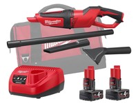 Milwaukee 12v Compact Cordless Vacuum - M12hv-402 - 4.0ah Pack Milwaukee 12v Compact Cordless Vacuum - M12hv-402 - 4.0ah Pack