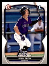 2023 Bowman Juan Brito #BP-77 FBC Colorado Rockies